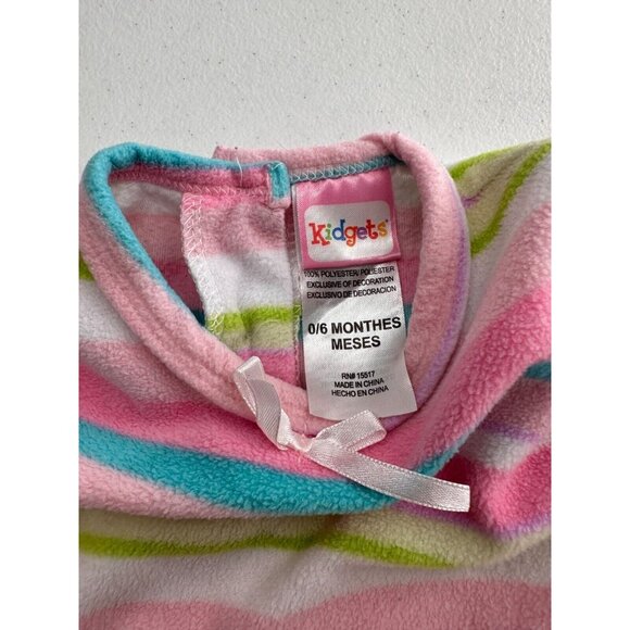 Kidgets Baby Girl Clothing Lot 0-6 Months Dresses Pants & Sleepers Embroidered - Picture 4 of 16